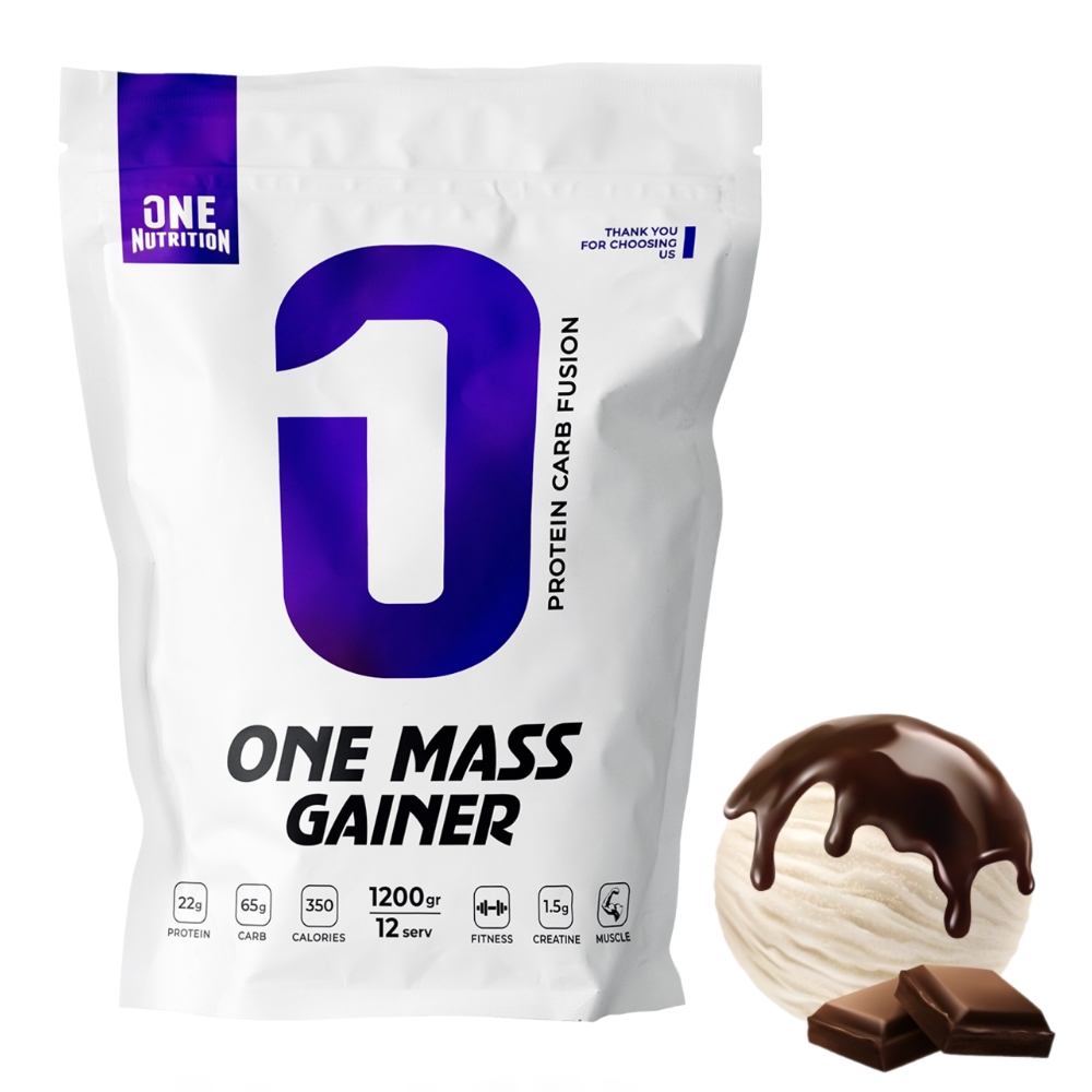 Гейнер ONE NUTRITION One Mass Gainer 1200 g Шоколад