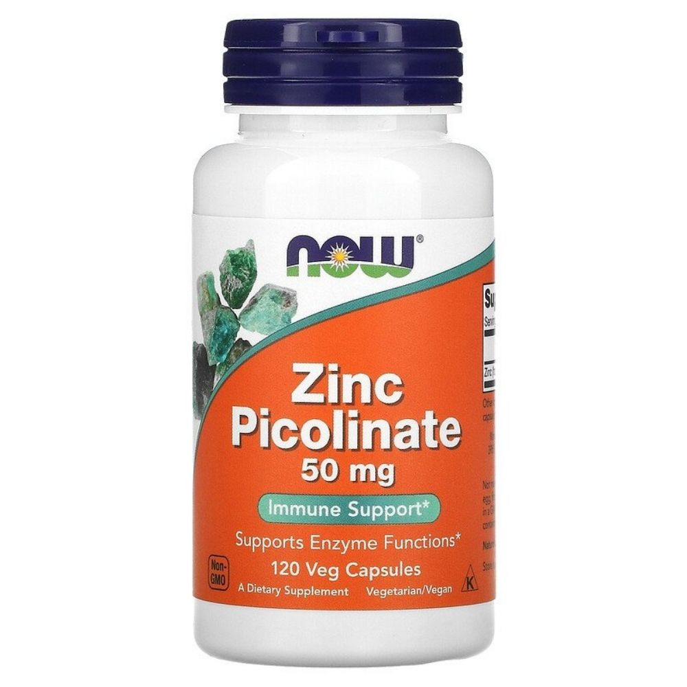 Витамины NOW Zinc Picolinate 50 mg 120 caps