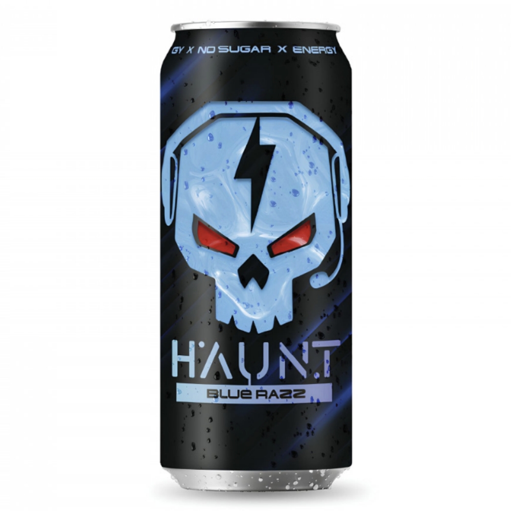 Спортивный напиток HAUNT Напиток тонизирующий 450 мл Голубая малина
