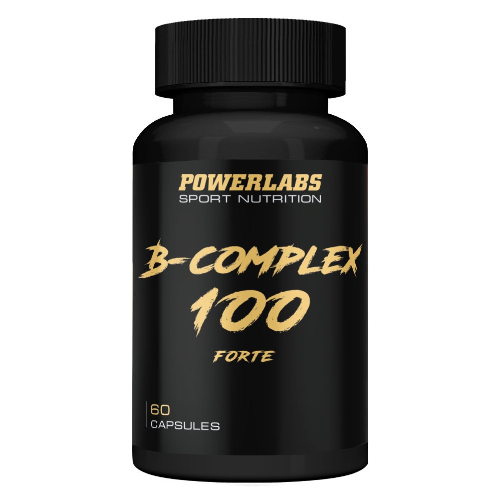 Витамины PowerLabs Витамин B-100 Комплекс 60 капсул