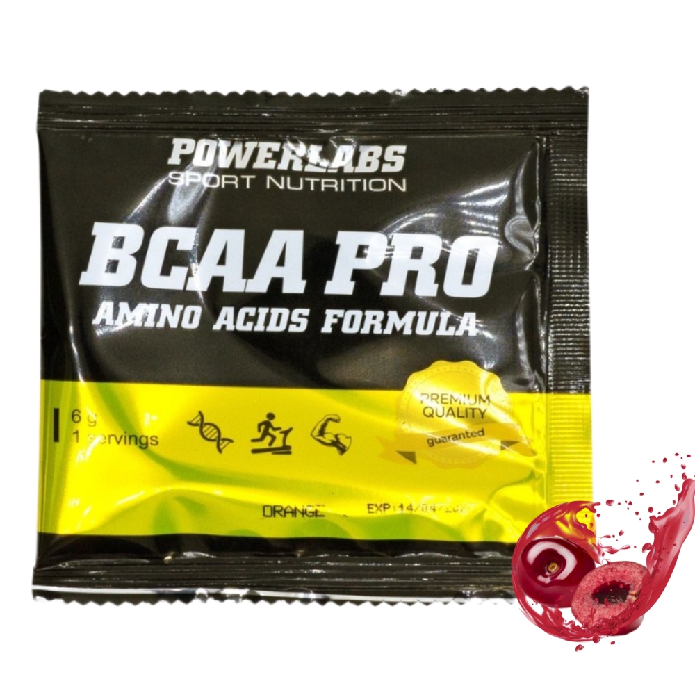 BCAA PowerLabs BCAA PRO (БЦАА) 6 g Вишня