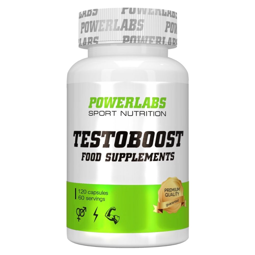 Повышение тестостерона PowerLabs Testoboost Бустер тестостерона 120 caps
