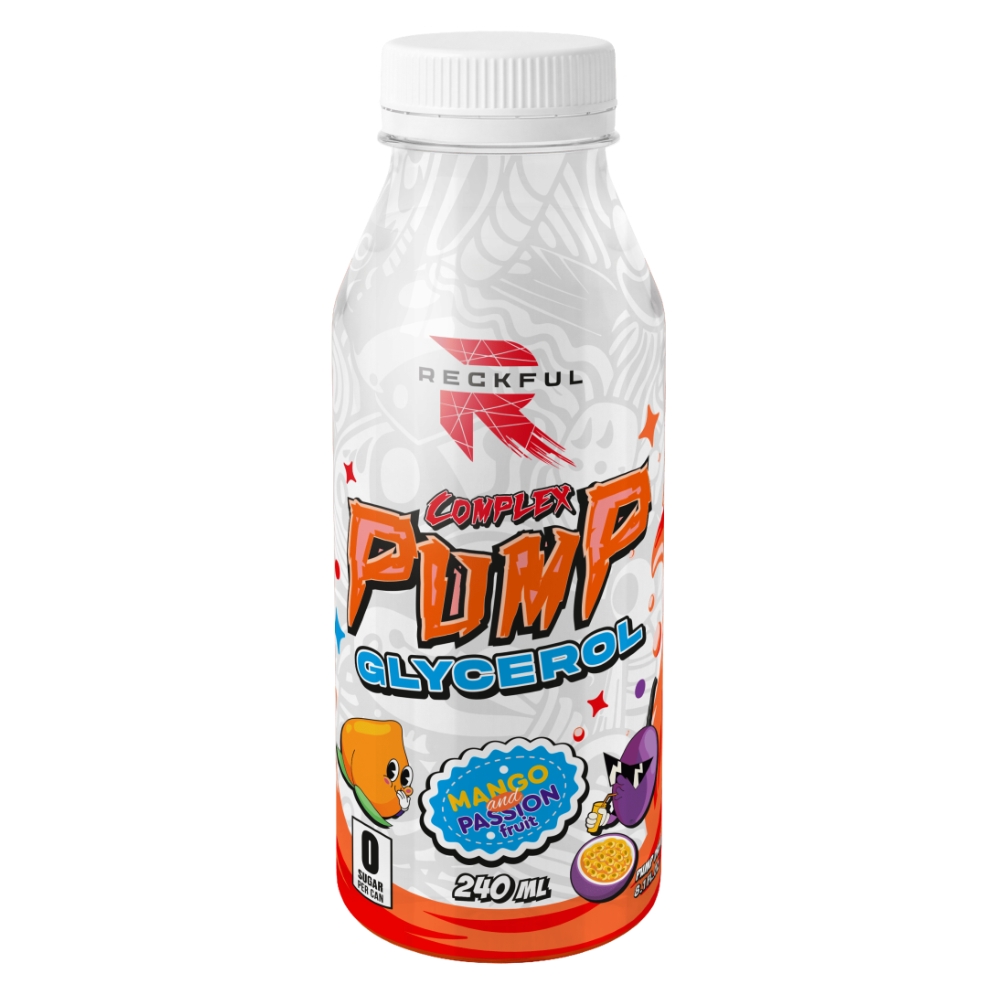 Предтренировочный комплекс Reckful Glycerol Pump Complex 240 ml Манго и маракуйя