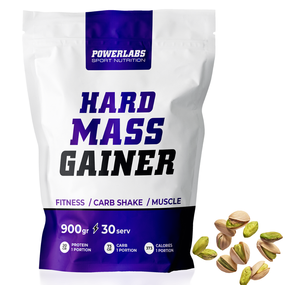 Гейнер PowerLabs Hard Mass Gainer 1000 g Фисташка (пакет)