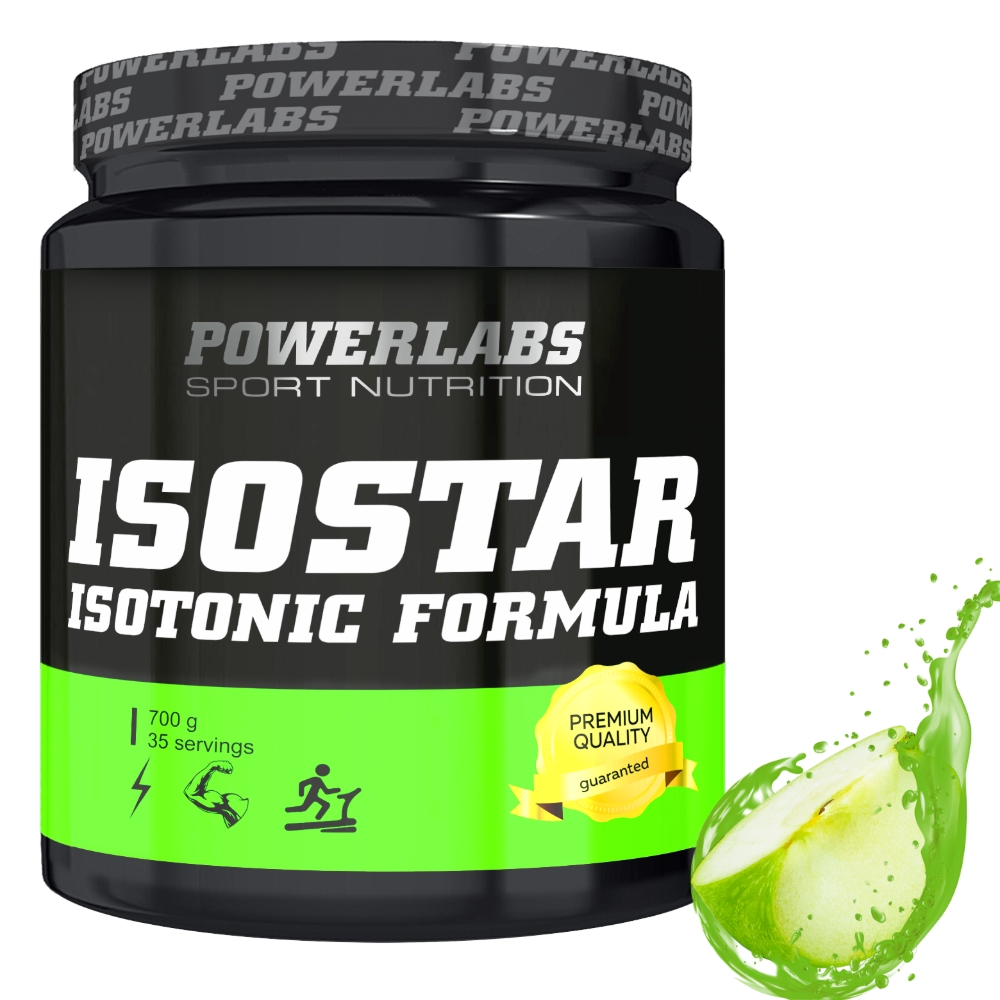 Изотоник PowerLabs ISOSTAR Изотоник 700 гр Яблоко