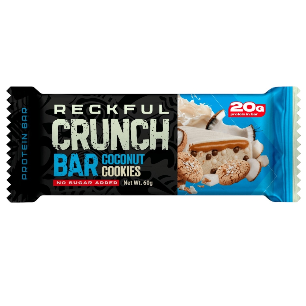 Батончик Reckful Crunch Bar 60 g Кокосовое печенье