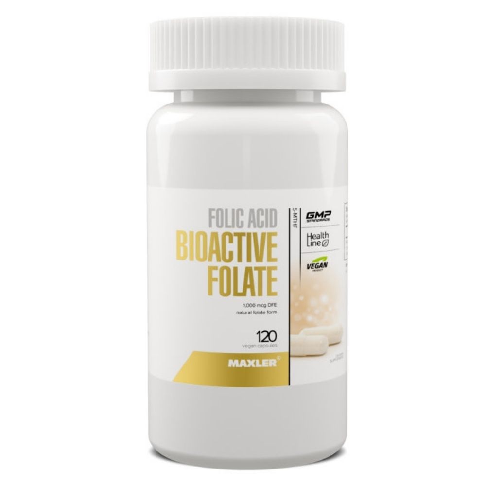 Витамины Maxler Folic Acid Bioactive Folate 120 vcaps